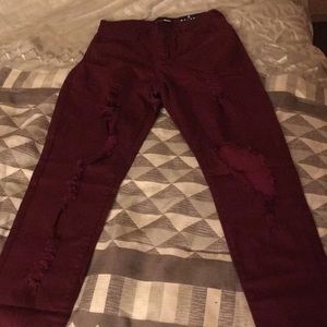 Glistening jeans